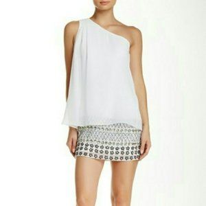 Aidan by Aidan Mattox One Shouldered Dress Size 6